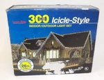 Garden Ridge 300 Icicle Style Multi Color Indoor Outdoor Light Set - Nib. Fixed Price $16.99.