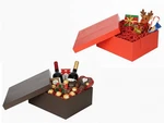 Pine Wooden Gift Box With Shredded Paper Christmas Hamper Brown/red. Fixed Price $20.12.