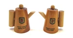 Vintage Grand Canyon National Park Primitive Cedar Wood Coffee Pot Salt Pepper. Fixed Price $15.00.