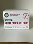 All-purpose Holiday Light Set Of 400 Christmas Clips, Outdoor. Fixed Price $24.99.