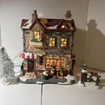 Santas Workbench Village Cobbler 1999 Interior Views Series Light Christmas, Box. Fixed Price $30.00.