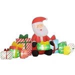 Outsunny 4.4' Inflatable Santa With White Led Lights, Christmas Decor. Fixed Price $29.40.