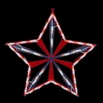 Northlight 14" Lighted Red White Blue 4TH Of July Star Window Silhouette Decor. Fixed Price $23.93.