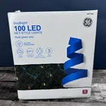 Ge Staybright 100 Count Multicolor Led Net Style Light Set 5 Ft X 4 Christmas. Fixed Price $13.00.