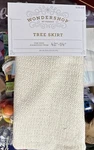 Wondershop 48" Marled Knit Christmas Tree Skirt With Tassels Ivory. Fixed Price $16.00.