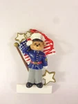 New Rudolph And Christmas Ornament Soldier Blue Bear You Personalize. Fixed Price $7.99.