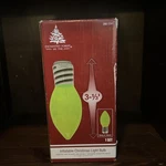 Inflatable Christmas Light Bulb Enchanted Forest Green 3-1/3 #286 1741. Fixed Price $15.00.