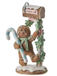 Regency Christmas Gingerbread Sweets Mailbox Figurine MTX75451. Fixed Price $42.00.