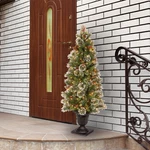 National Tree Company 5 Ft. Wintry Pine Entrance With Clear Lights. Fixed Price $110.00.