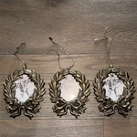 Threshold Target Studio Mcgee Set 3 Metal Wreath Picture Frame Ornaments Xmas. Fixed Price $28.00.