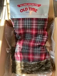 Christmas Tree Skirt With Fur 49 Old Time Pottery Read. Fixed Price $15.99.