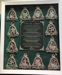 12 Days Of Christmas Set Metal Ornaments, 3 1/8-INCHES New Abbey. Fixed Price $55.00.