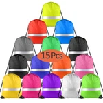 Kuuqa 15 Drawstring Backpack Bulk Reflective Bags Ci.... Fixed Price $24.33.