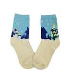 Snowman And Christmas Tree Holiday Socks (adult Medium). Fixed Price $7.50.
