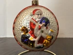 Waterford Santa Claus Holding World His Hands Ornament Vtg Christmas Glass 04. Fixed Price $15.25.
