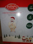 Rudolph The Red Nosed Reindeer Light Up Bumble W/santa Hat Yard Decor Nib. Fixed Price $44.95.