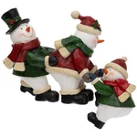 Boston International Christmas Figurines Winter Holiday Tabletop Mantel Shelf.... Fixed Price $20.55.