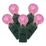 Vickerman 25' Color Box G12 Berry Led Christmas Light Set Pink. Fixed Price $30.71.
