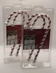 New Haute Decor Rope Wrapped Candy Cane 9 Stocking Holder Christmas SET(4). Fixed Price $21.59.