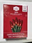 Holiday Time 100 Red Mini Lights Green Wire. Fixed Price $8.00.