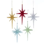 SET/5 Kurt Adler Starburst Retro 60S Vntg Christmas Tree Mcm Decor Ornaments. Fixed Price $33.45.