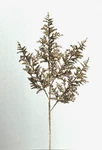 37" Gold Glittered Fern Spray Pick Stem Christmas Raz Imports F3310806 Elegant. Fixed Price $19.99.