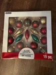 Ashland 19 Pcs / Set Christmas Noel Glass Ornament Decoration Collection. Fixed Price $30.00.