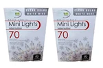 Home For The Holiday 2 Pack 70 Count Mini String Lights Clear Bulb White Wire. Fixed Price $17.03.