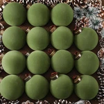 Liliful Velvet Christmas Balls Ornaments Green 3.15 Inch Pcs. Fixed Price $17.30.