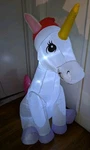 New 4.5 Ft Led Unicorn Airblown Inflatable Christmas Home Accents Holiday. Fixed Price $29.96.