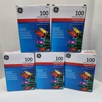 Ge 100 Count Multi Color Mini String Lights Holiday & Christmas 5 Pack Set New. Fixed Price $40.00.