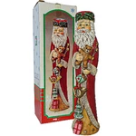 Kurt Adler Santa's World Vintage Resin Father Christmas Candlestick 9 Inch Tall. Fixed Price $34.99.