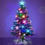 Prsildan 5 Ft Artificial Christmas Tree, Pre-lit Optical Fiber Xmas Trees With. Fixed Price $109.81.