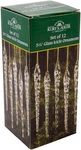 Kurt Adler 5-1/4-INCH Glass Icicle Ornament 12-PIECE Box (set Of 12). Fixed Price $24.52.