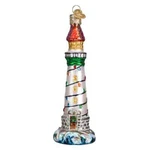 Old World Christmas Holiday Lighthouse (20039) Glass Ornament W/ Owc Box. Fixed Price $19.99.