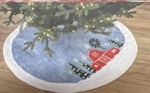 Red Shed Christmas Tree Skirt, 48" Brand New Barn Snow Windmill. Fixed Price $26.99.