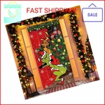 Green Christmas Decorations Door Cover Merry 6 X 3FT Black. Fixed Price $14.87.
