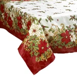Violet Linen European Blossom Christmas Tablecloths. Fixed Price $25.47.