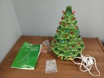 Joyin Ceramic Christmas Tree With Decorative Lights. Fixed Price $50.00.