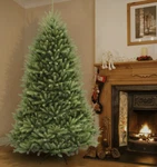 National Tree 7.5 Foot Artificial Dunhill Fir Hinged Christmas Stand. Fixed Price $149.95.