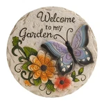 Butterfly Garden Stepping Stone Outdoor Blue Yard Path Patio Decor Accent. Fixed Price $30.99.