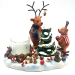 Vtg Partylite Reindeer Votive Candle Holder P8536 Holiday Christmas Complete Set. Fixed Price $20.00.