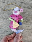 December Diamonds Spicy Tuna Roll Fish Christmas Ornament Kimono Dress Rare. Fixed Price $29.99.