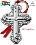 Wallace 2024 Sterling Silver Grande Baroque Cross Ornament 29TH Edition Handmade. Fixed Price $178.15.