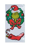 Dr Seuss' The Grinch Who Stole Christmas, Door Wall Decoration Sticker. Fixed Price $12.95.