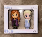 Hallmark Disney Frozen Ii Elsa & Anna 3-D Christmas Tree Ornaments Nib. Fixed Price $15.00.