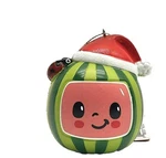Kurt Adler Cocomelon Watermelon Santa Hat Ornament 3IN Holiday Decor. Fixed Price $12.00.