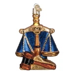 Old World Christmas Scales Of Justice Ornament. Fixed Price $26.99.