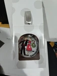 "our 1ST Christmas" Handpainted Glass Ornament, 4", Original Box. Fixed Price $15.99.