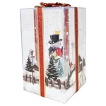 Northlight 12" Musical Snowman Family Snowing Gift Box Christmas Decoration. Fixed Price $155.49.